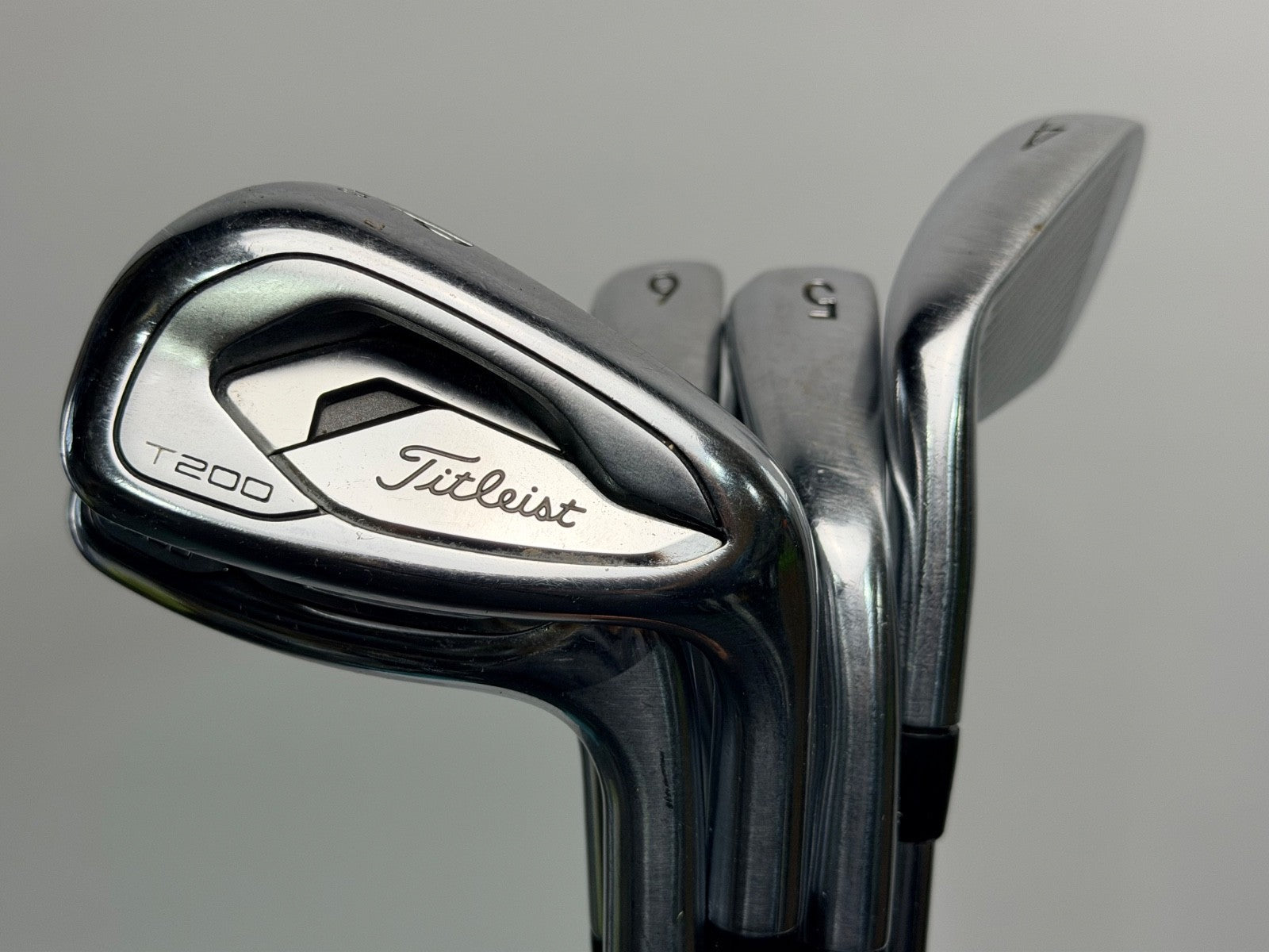 Titleist T200 Iron Set 4-PW AMT Black S300 Stiff Flex1