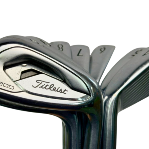 Titleist T200 Iron Set 4-PW AMT Black S300 Stiff Flex0