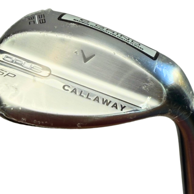 Callaway NEW Opus SP 58° Lob Wedge Brushed Chrome C Grind 8° DG S2000