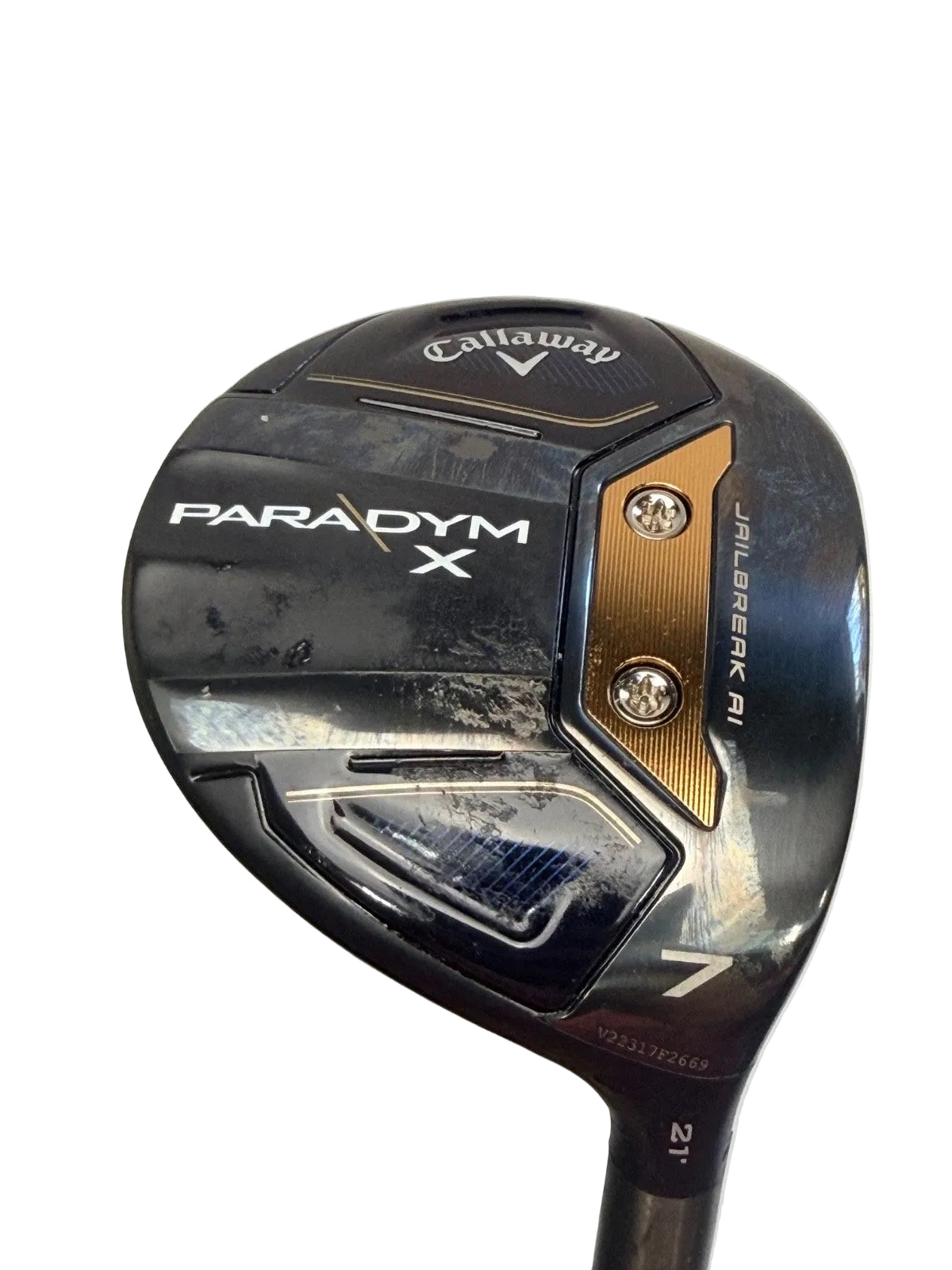 Callaway Paradym X 7 Wood 21° Cypher Black 50g Senior Flex1