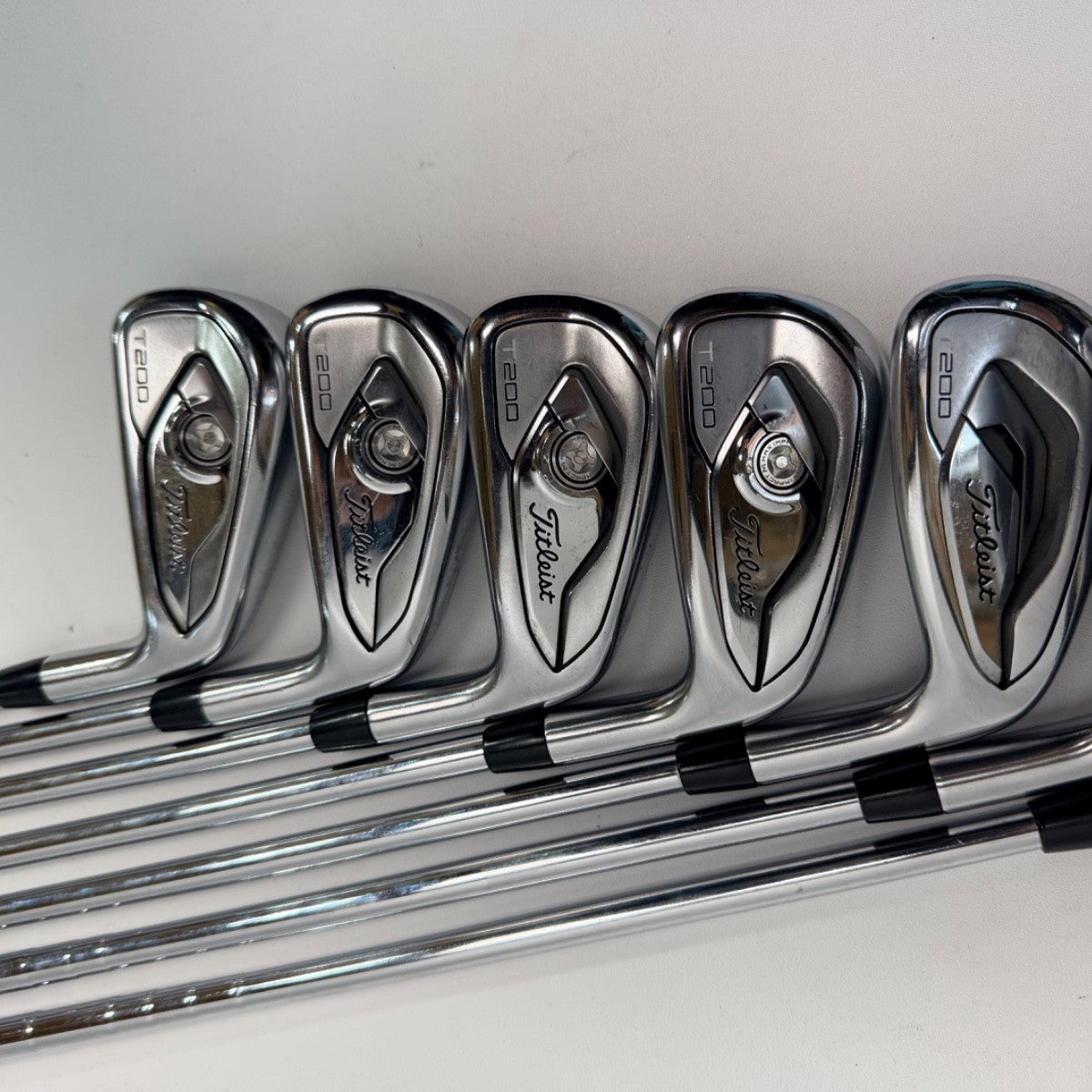 Titleist T200 Iron Set 4-PW AMT Black S300 Stiff Flex5