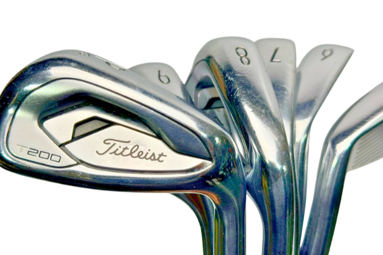 Titleist T200 Iron Set 5-PW AMT Black S300 Stiff Steel0