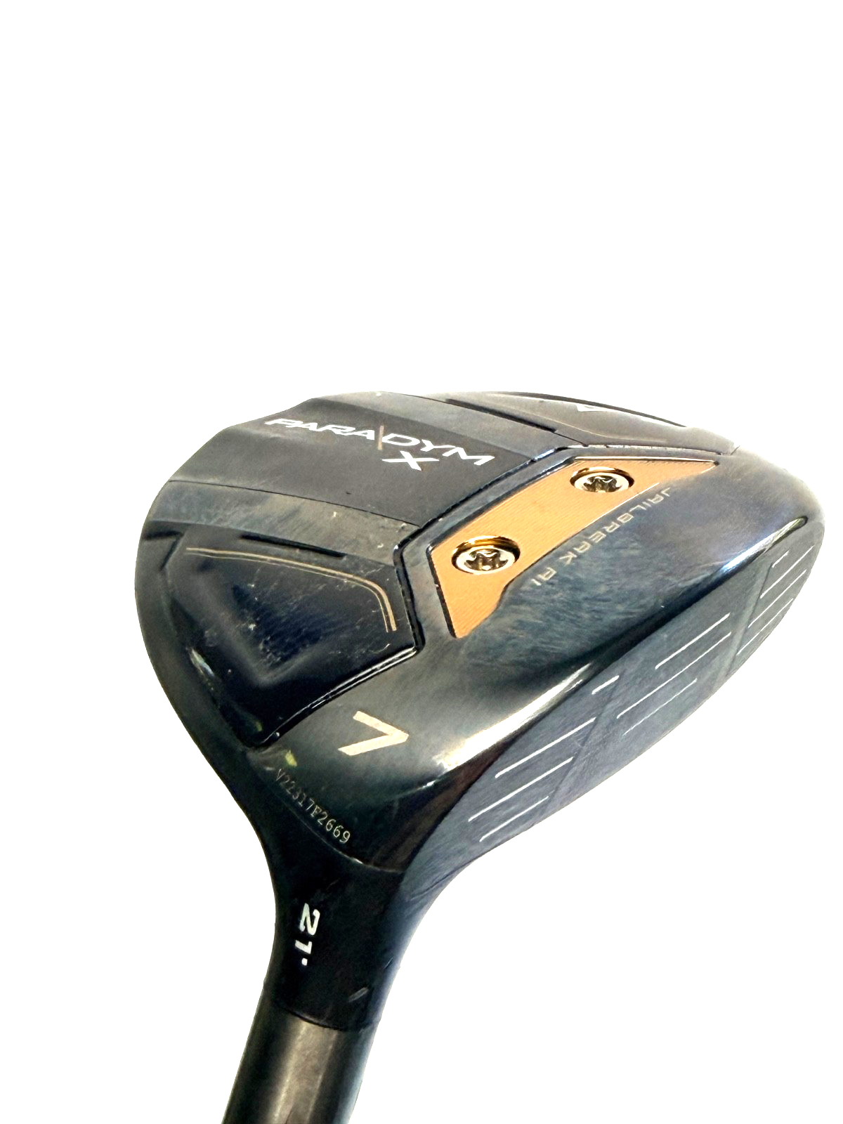 Callaway Paradym X 7 Wood 21° Cypher Black 50g Senior Flex0