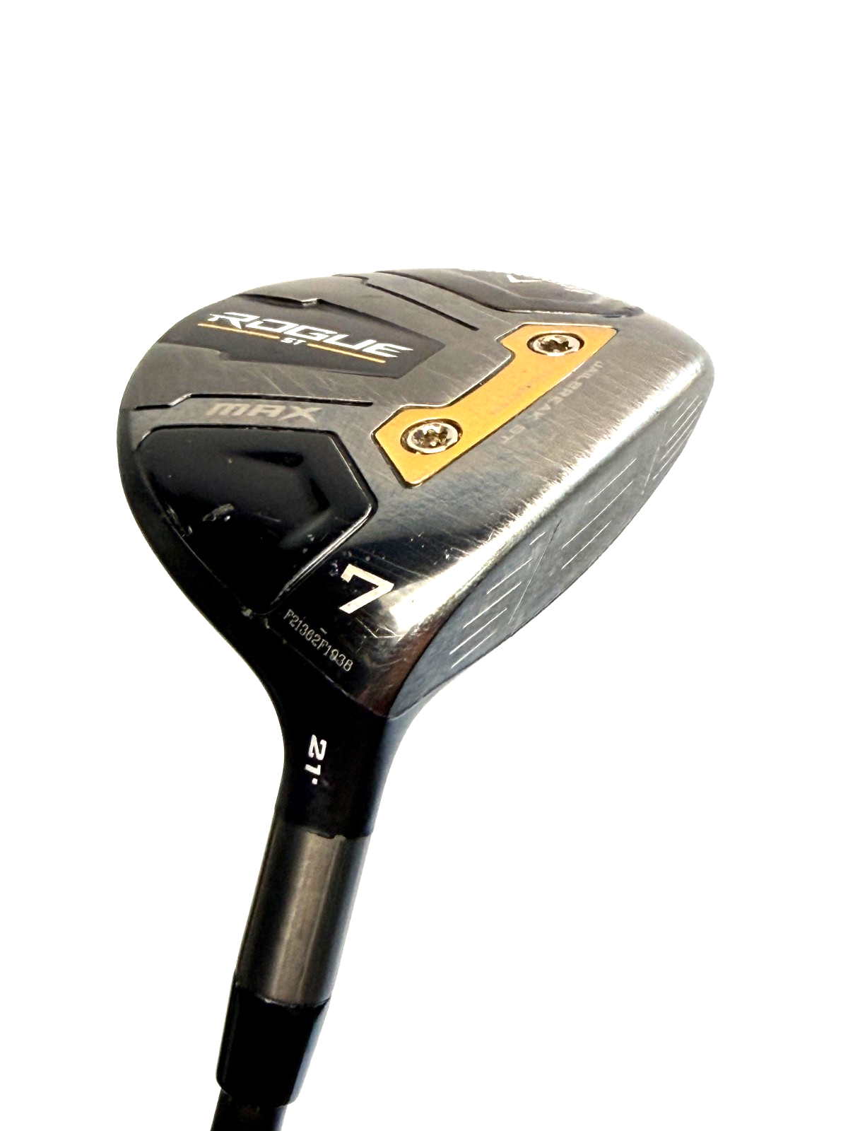 Callaway Rogue ST Max 7 Wood 21° Cypher Black 50g Senior Flex Golf Pride Grip0