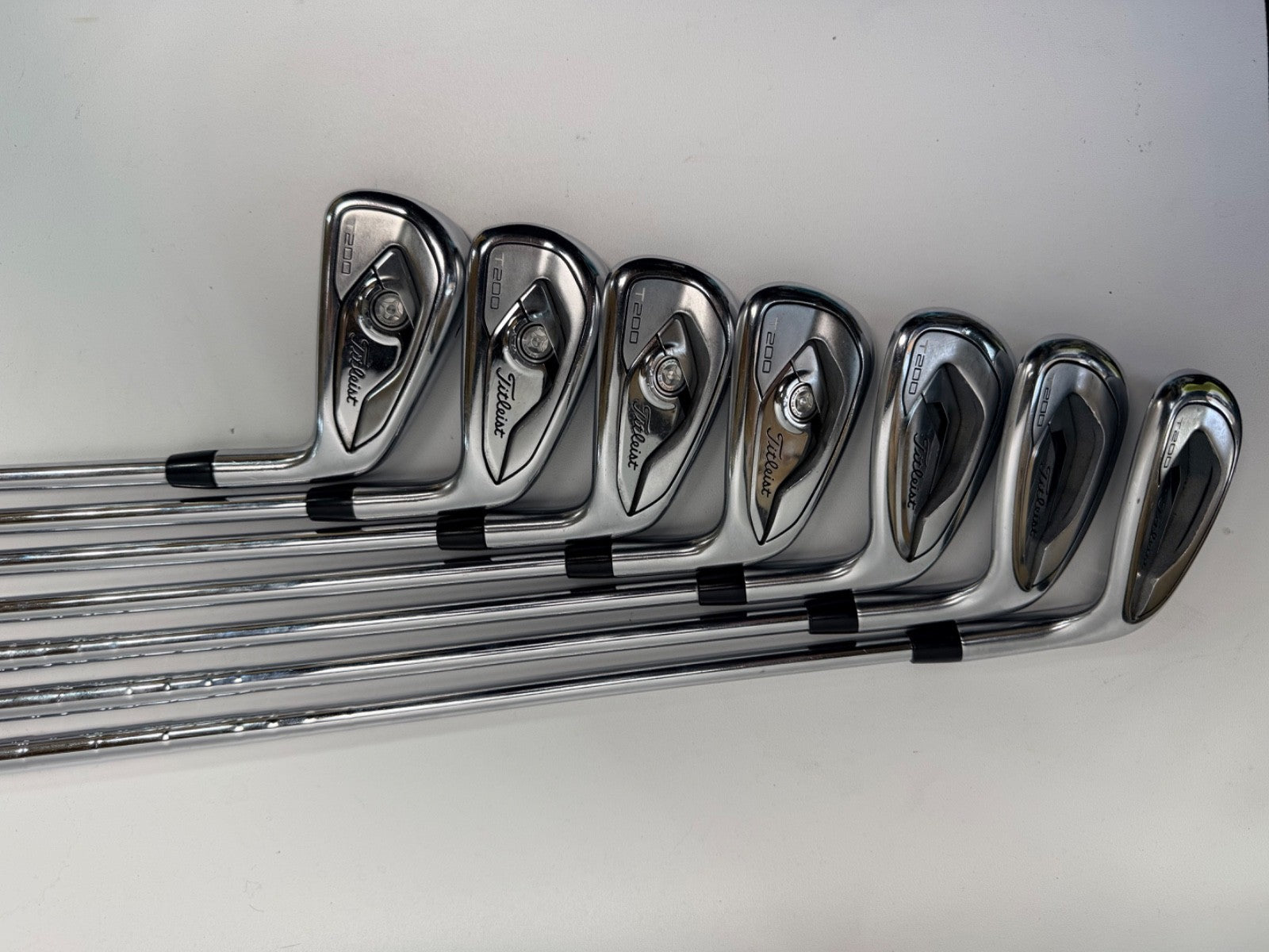 Titleist T200 Iron Set 4-PW AMT Black S300 Stiff Flex3