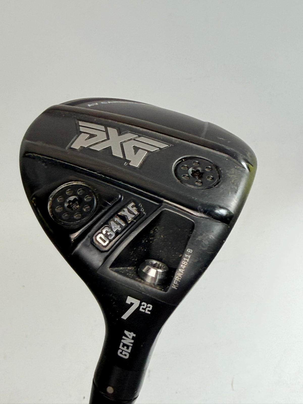 PXG 0341 XF GEN4 7 wood 22 degrees - original sole overview