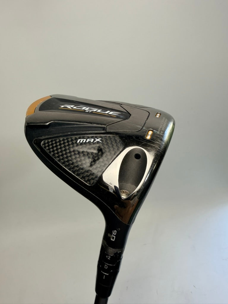 Callaway Rogue ST Max 9 HZRDUS 60 6.0 Stiff RH used driver original photo 1