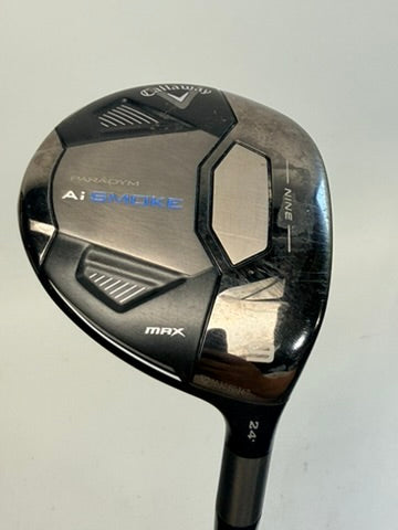Callaway Paradym Ai Smoke MAX 9 wood 24 Denali 70g 6.5 X-Stiff RH used original photo 2