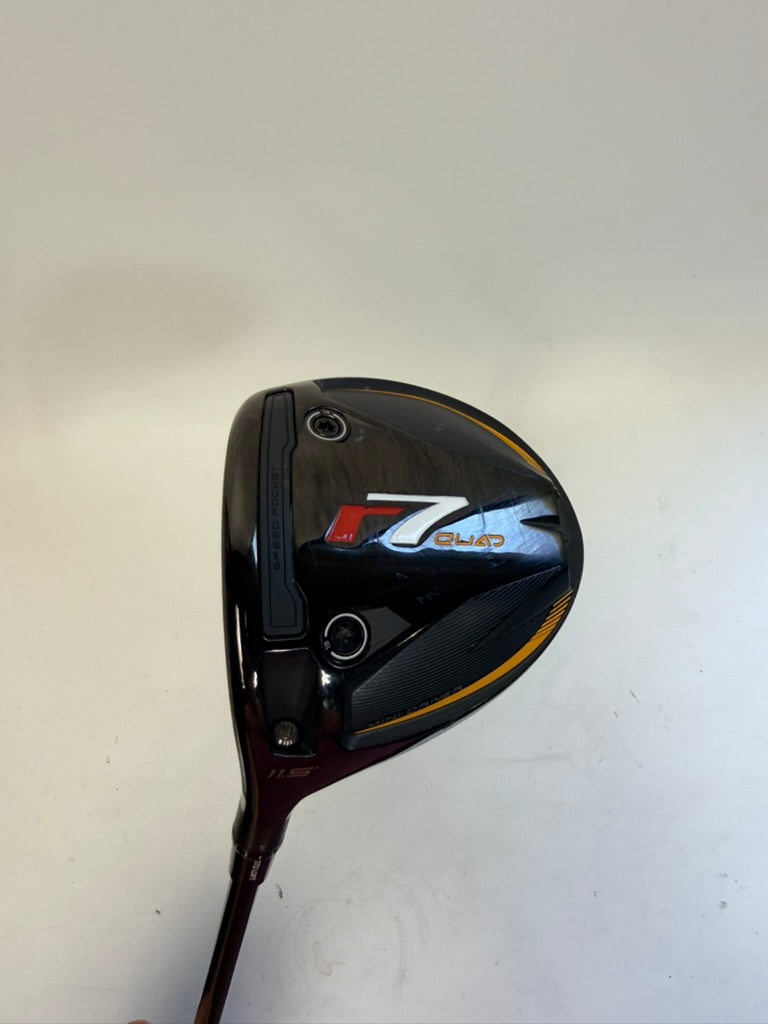 TaylorMade r7 Quad Mini Driver 11.5° Regular Fujikura Speeder 5-R RH original photo 6