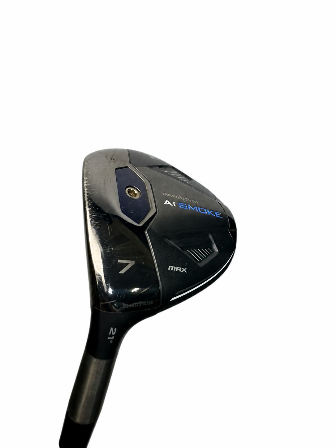 Left-handed Callaway Ai Smoke Max 7 wood HZRDUS 60g 6.0 white-background edit 1