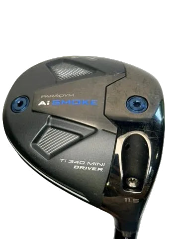 Callaway Paradym Ai Smoke Ti 340 Mini Driver sole full view