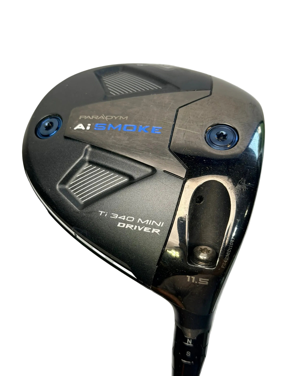 Callaway Paradym Ai Smoke Ti 340 Mini Driver 11.5° right-handed, Mitsubishi Tensei AV Series White 65 stiff, used