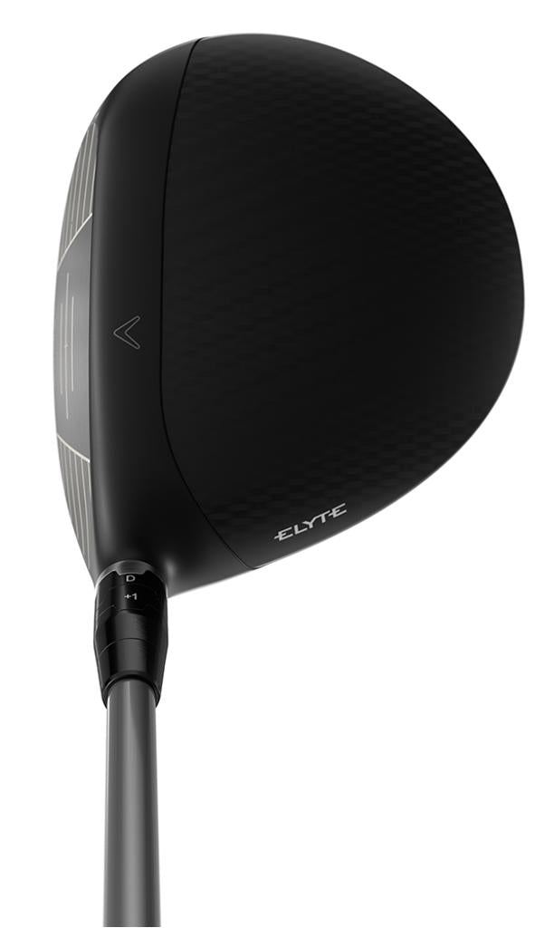 Callaway Elyte Mini Driver address view stock image