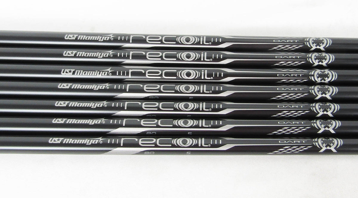 Seven-shaft stock reference image; this listing supplies ten Stiff shafts