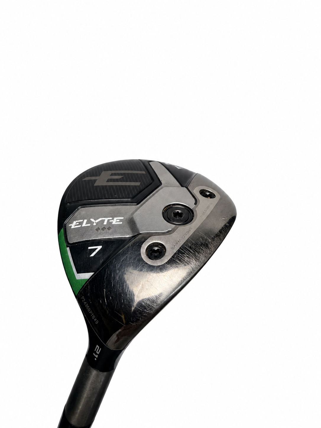 Callaway Elyte Triple Diamond 7 wood Ventus TR Blue 7-X — AI white-background edit 1