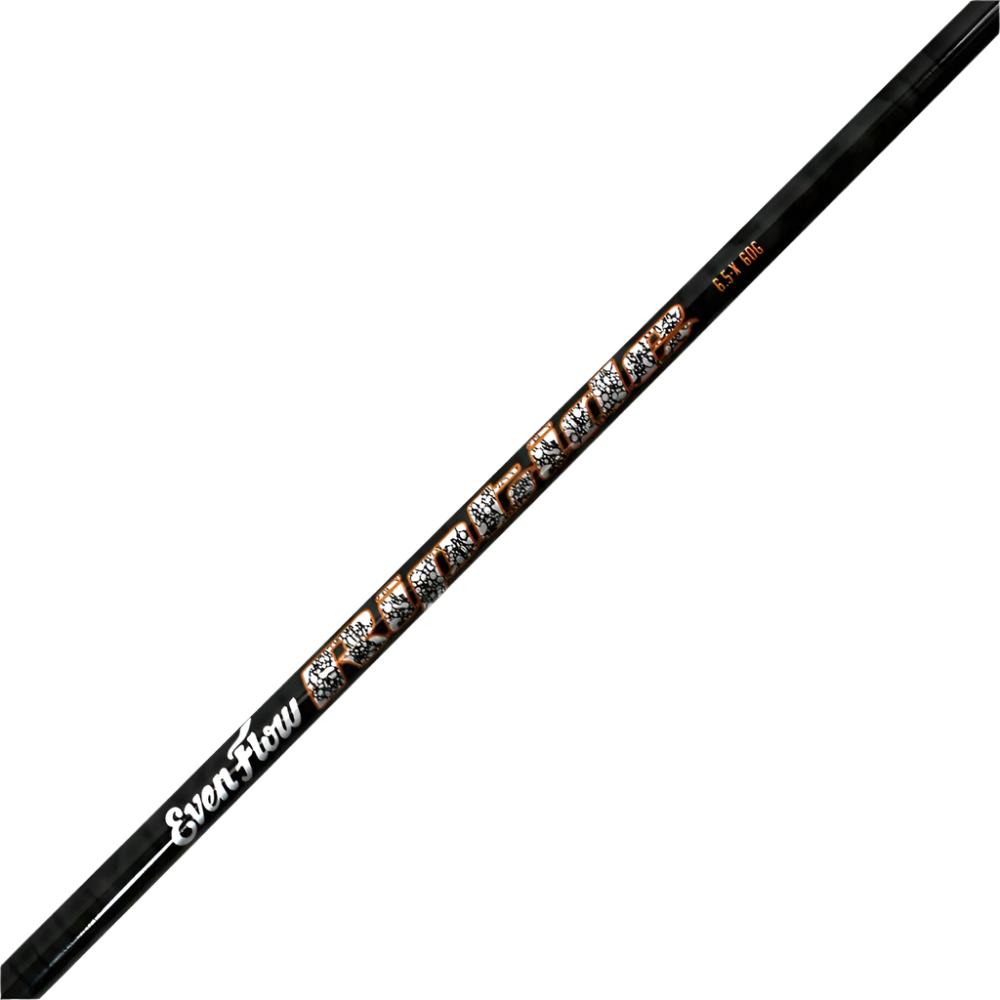 EvenFlow Riptide model reference on white background; 60g example pictured, listing is 75g X-Stiff