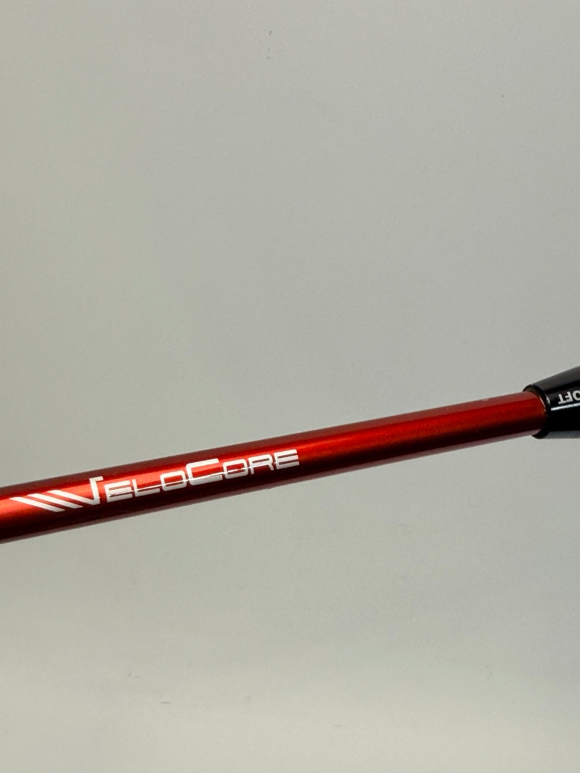 Fujikura Ventus TR Red Velocore shaft logo detail