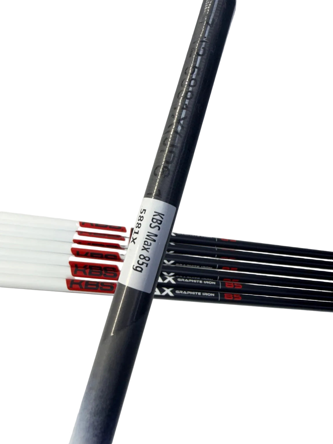 KBS MAX 85g Stiff shaft model 5881X label