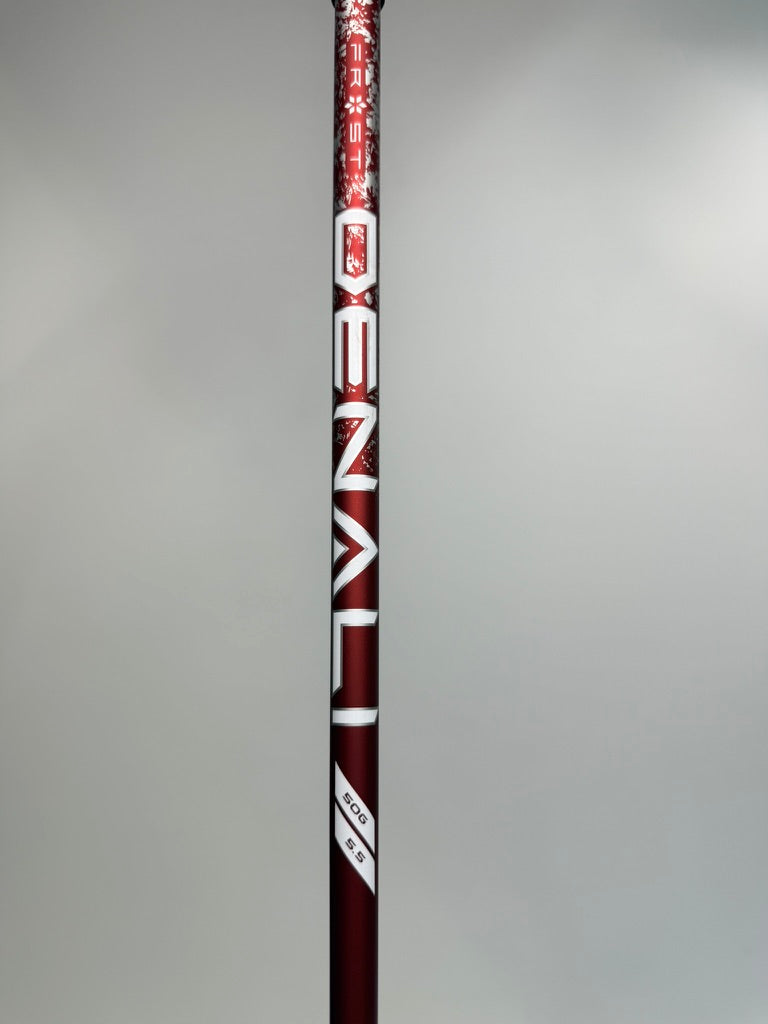 Project X Denali Frost Red 50 gram 5.5 shaft installed in the club