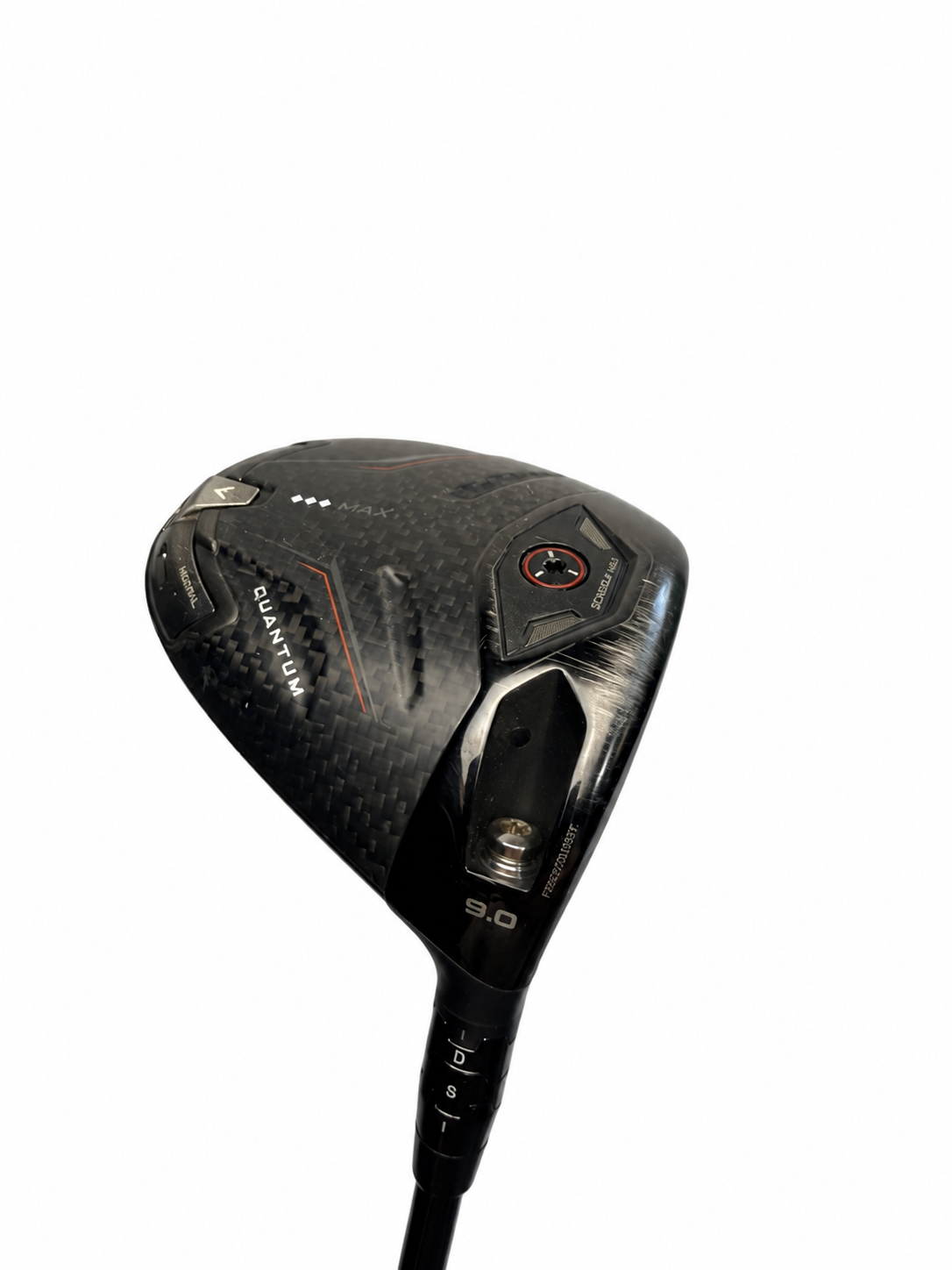 Callaway Quantum Triple Diamond Max 9 Ventus 6-X wrap grip white-background view 1