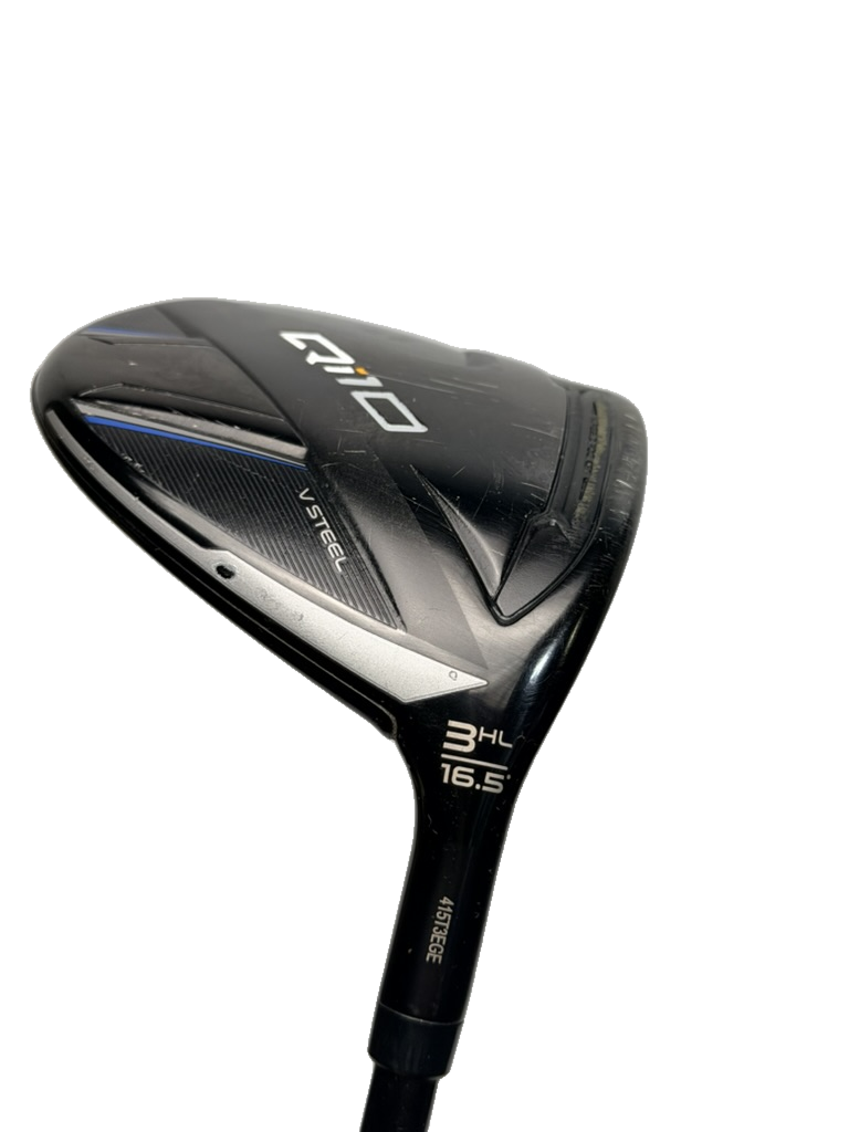 TaylorMade Qi10 3HL Wood 16.5° RH 43.25in R — white-background photo 1