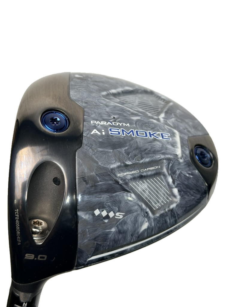 Callaway Paradym Ai Smoke Triple Diamond S TC Driver Head Only 9° LH — white-background photo 2