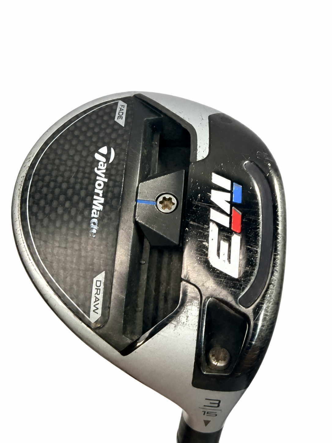 TaylorMade M3 3 wood 15 Regular RH used - white background photo 2