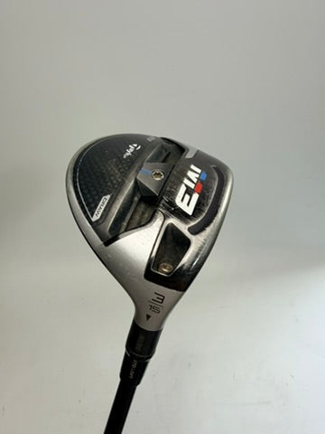 TaylorMade M3 3 wood 15 HZRDUS 63g Stiff RH used - original photo 2