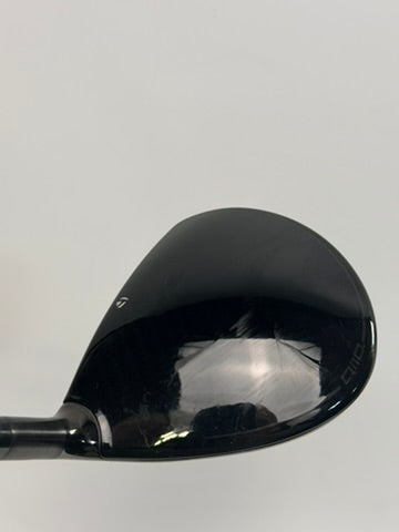 TaylorMade Qi10 3HL crown at address
