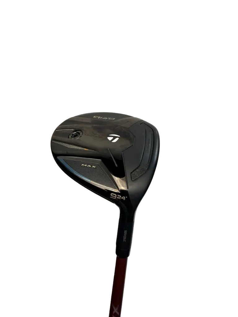 Used TaylorMade Qi4D Max 9 wood with Denali Frost Red shaft, full clubhead view