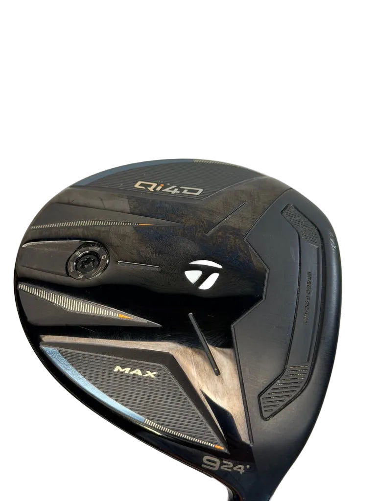 TaylorMade Qi4D Max 9 wood sole showing 24 degree loft