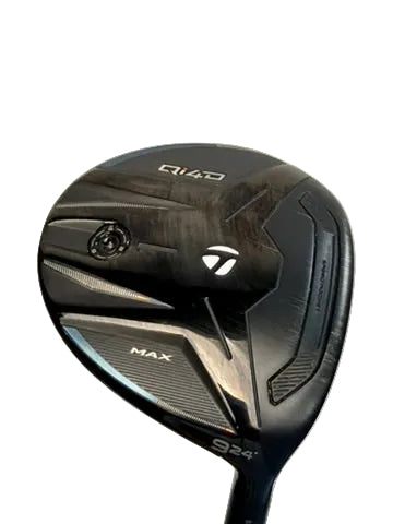 TaylorMade Qi4D Max 9 wood sole showing 24 degree loft