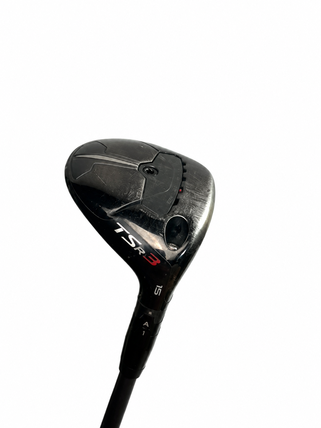 Titleist TSR3 3 wood 15 HZRDUS Smoke Green stiff RH - white background photo 1