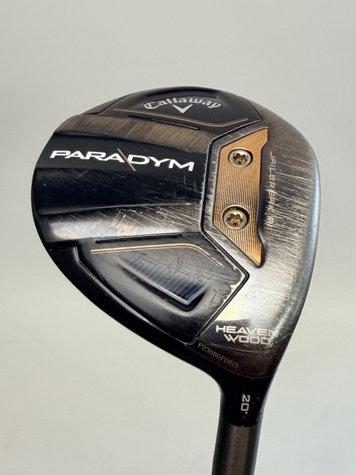 Callaway Paradym Heavenwood 7 Wood 20° Cypher Black 50g Regular Flex1