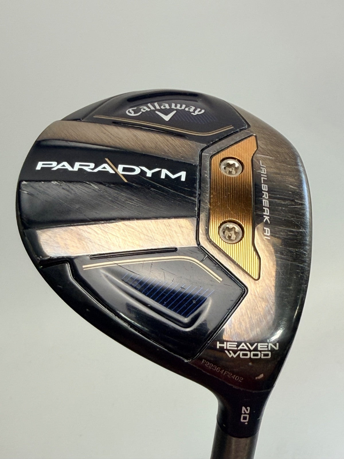 Callaway Paradym Heavenwood 7 Wood 20° Aldila Ascent Blue 50g Senior Flex 42in1
