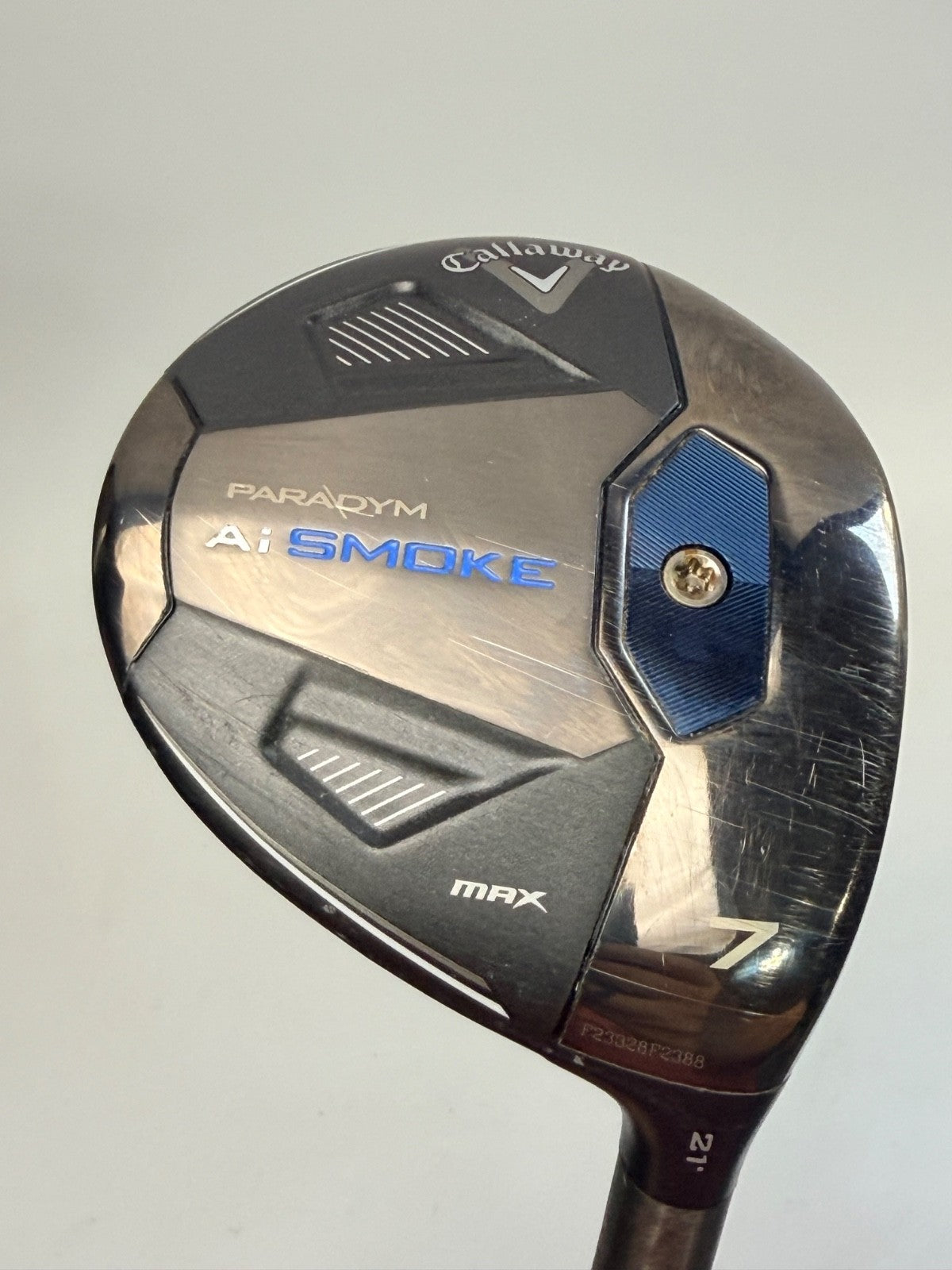 Callaway Ai Smoke Max 7 Wood 21° Cypher Black 50g Senior Flex Fairway Wood1