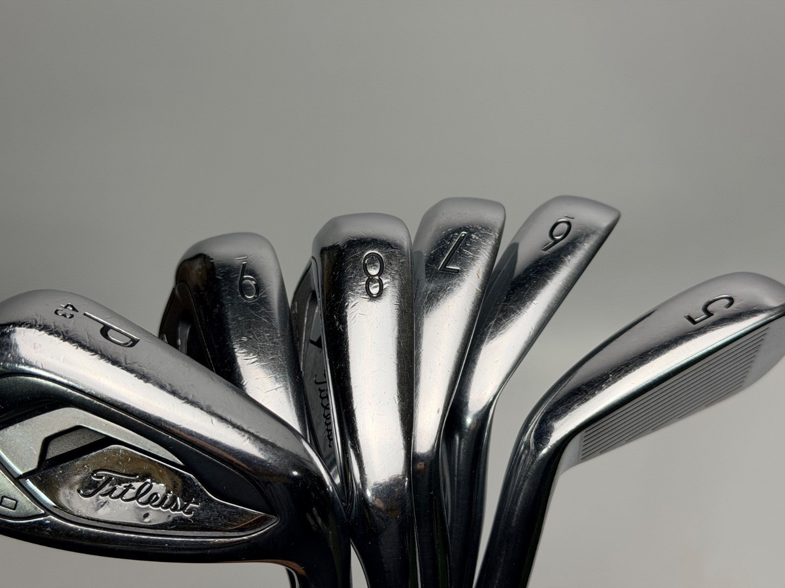 Titleist T200 Iron Set 5-PW AMT Black S300 Stiff Steel2
