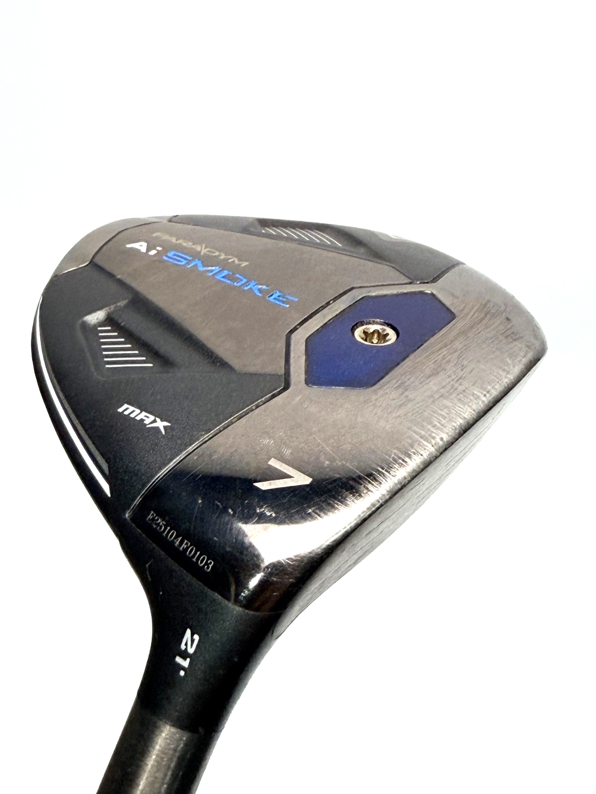 Callaway Ai Smoke Max 7 Wood 21° Denali Charcoal 50g Regular Flex Fairway Wood0