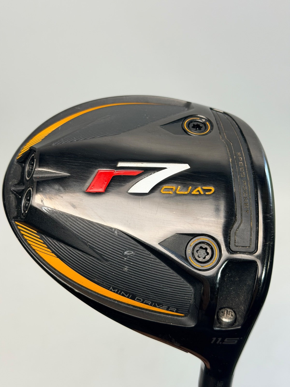 TaylorMade R7 Quad Mini Driver 11.5° Speeder MD 6 Stiff Flex 43.75"1