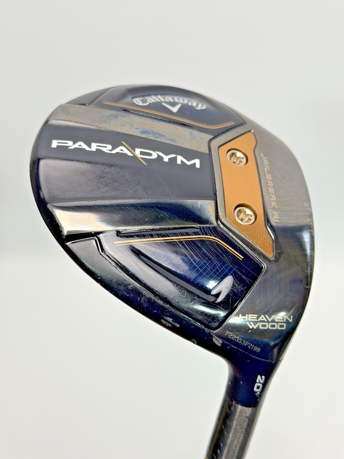 Callaway Paradym Heavenwood 7 Wood 20° HZRDUS Black 75g Stiff 43' JumboMax L1