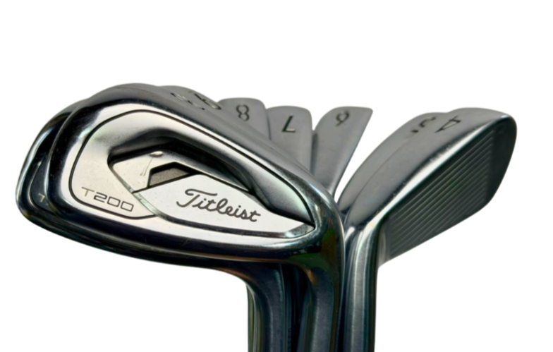 Titleist T200 Iron Set 4-PW AMT Black S300 Stiff Flex0