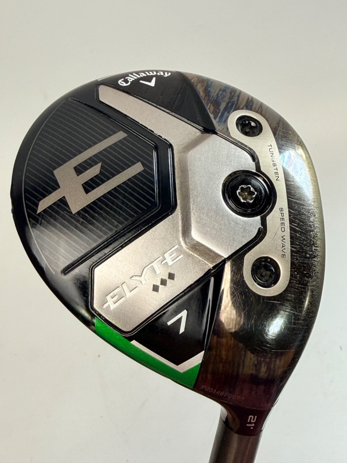 Callaway Elyte Triple Diamond 7 Wood 21° Aretera EC1 75g Stiff Golf Pride Std1