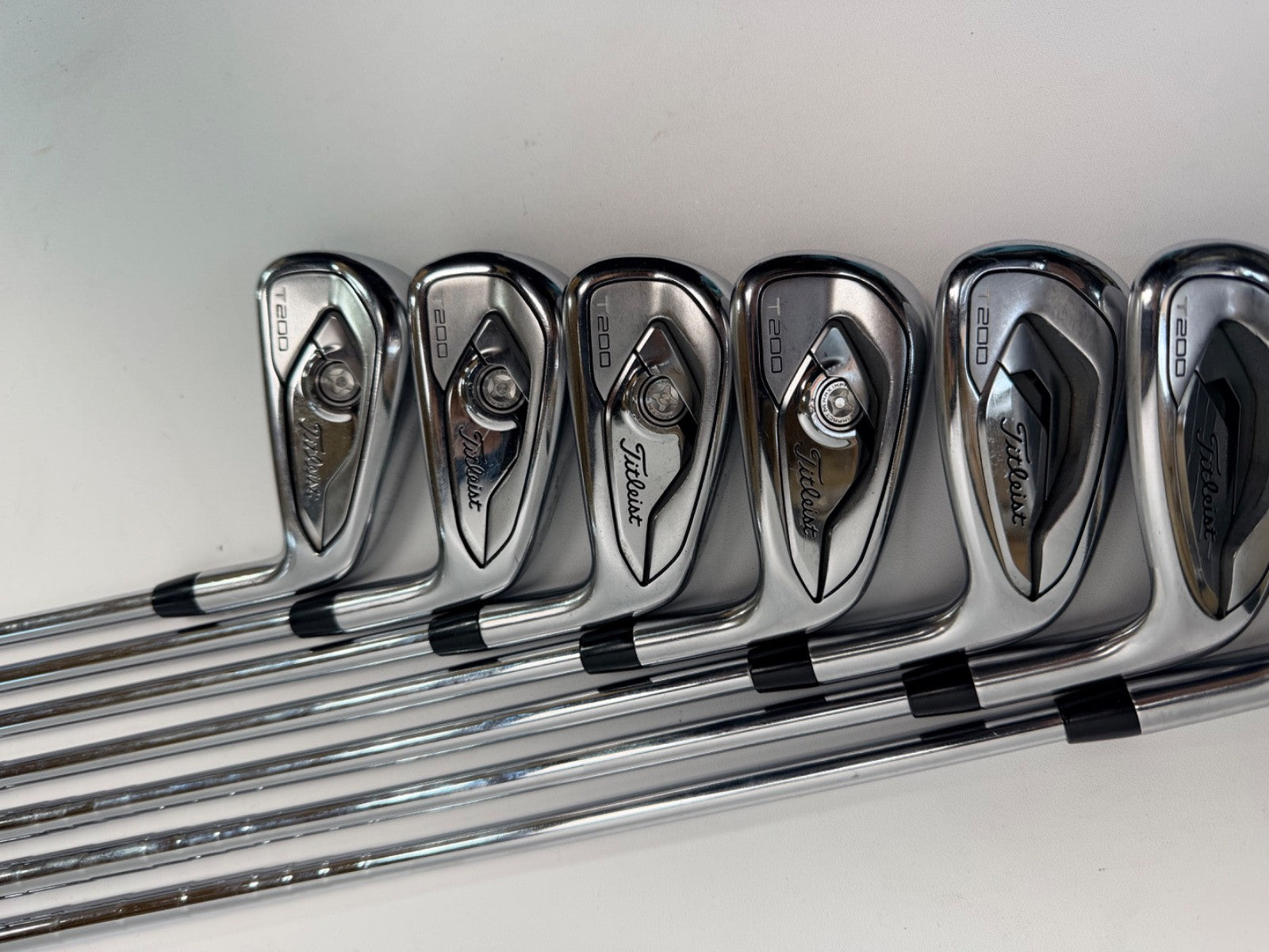 Titleist T200 Iron Set 4-PW AMT Black S300 Stiff Flex5