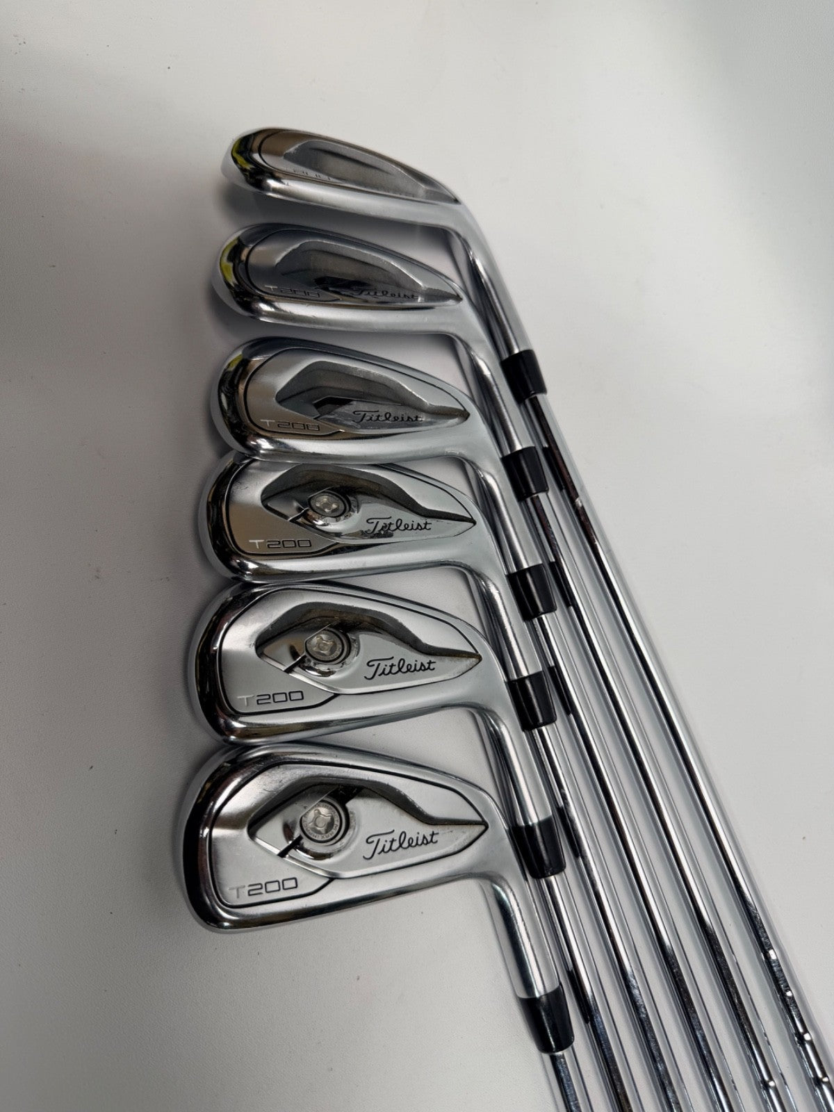 Titleist T200 Iron Set 5-PW AMT Black S300 Stiff Steel5