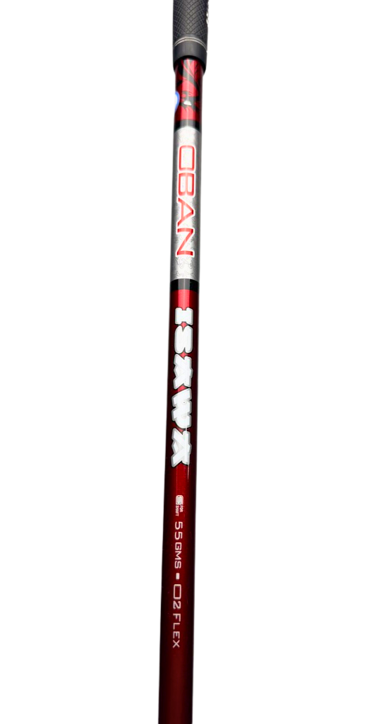 Oban Isawa Red 02 55g Senior 42.5" Ping Fairway Shaft and Tip0