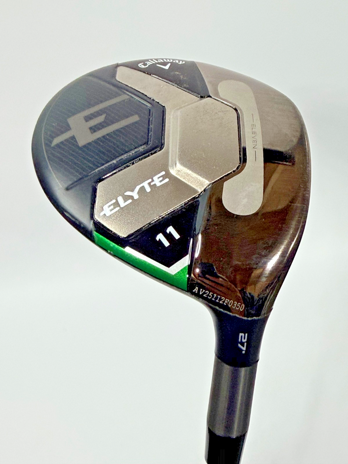 Callaway Elyte 11 Wood 27° Denali Charcoal 60g Regular flex 41" Head Cover1