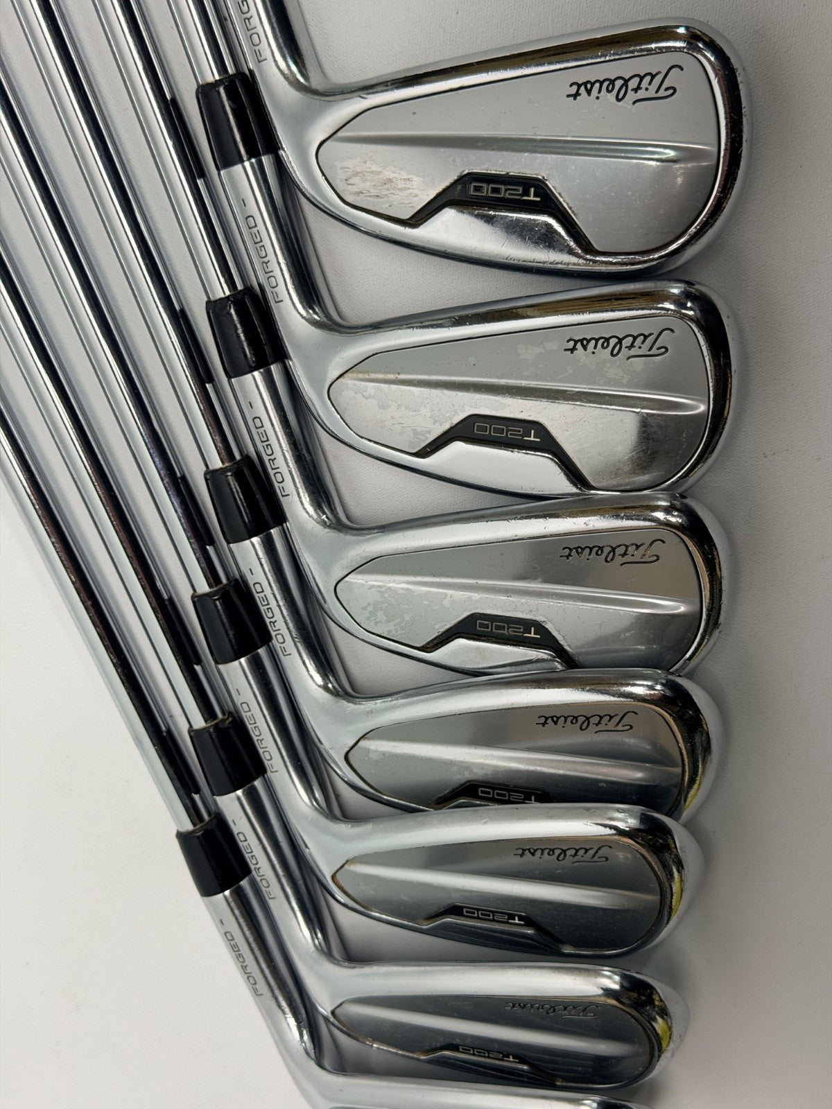 Titleist T200 Iron Set 5-GW AMT Black S300 Stiff Steel5