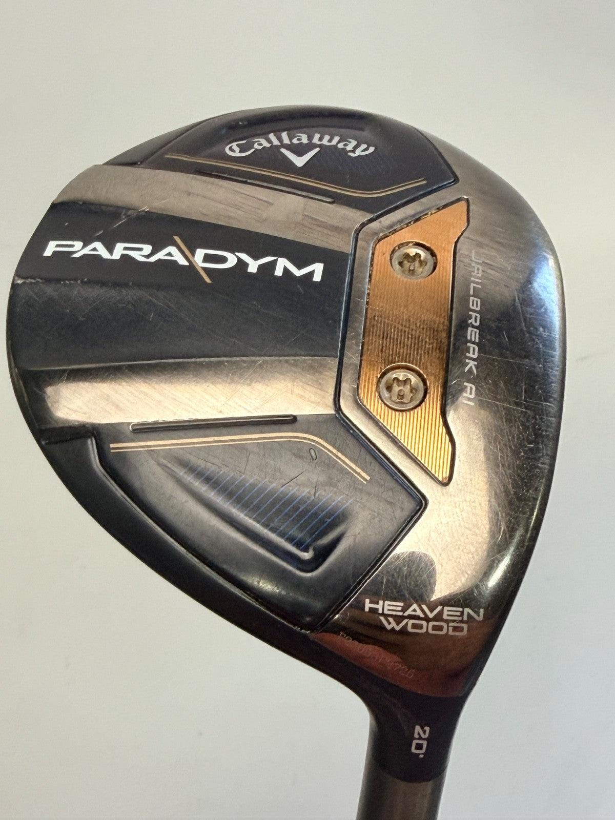 Callaway Paradym Heavenwood 7 Wood 20° Tensei AV Blue 55g Regular Flex1