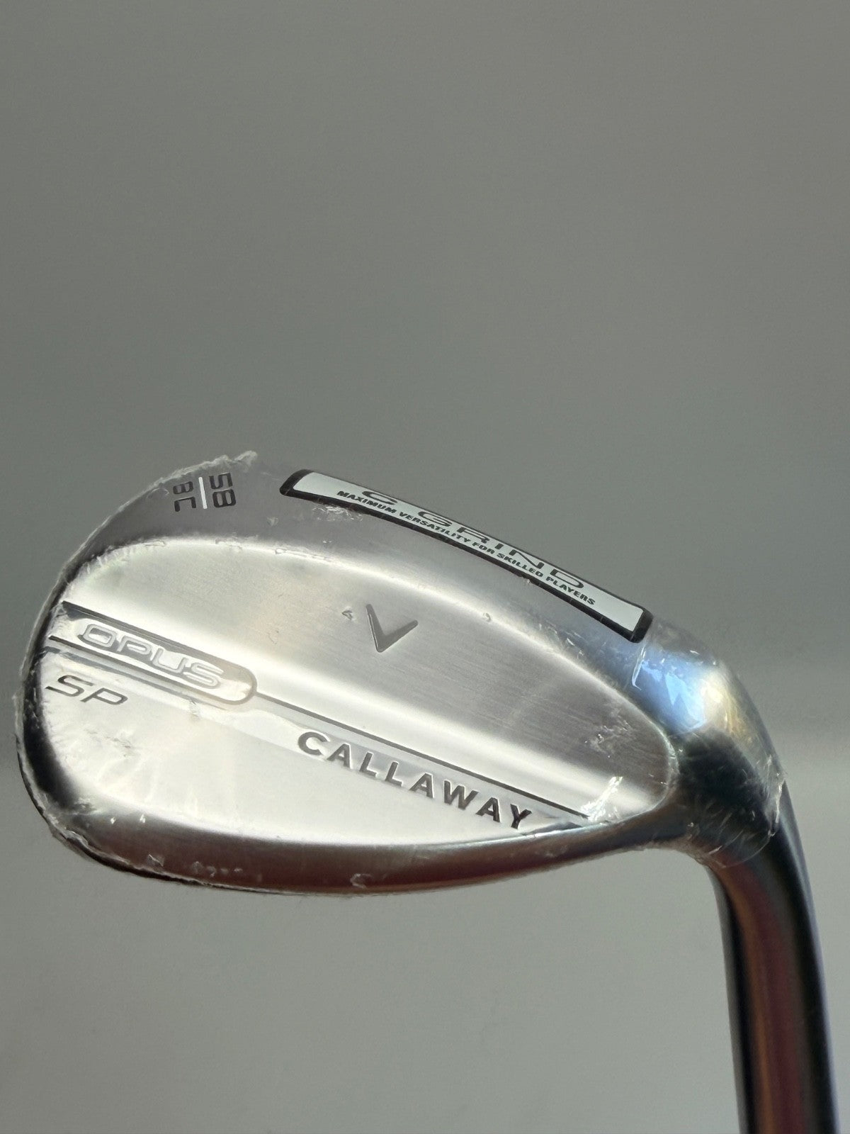 Callaway NEW Opus SP 58° Lob Wedge Brushed Chrome C Grind 8° DG S2001