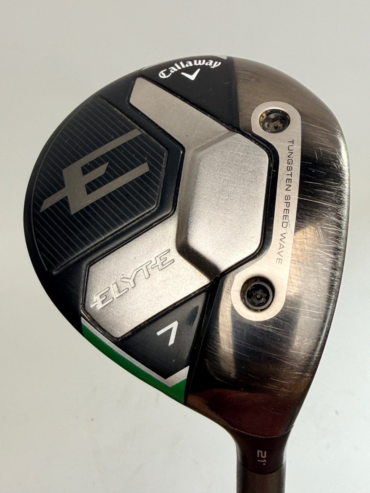 Callaway Elyte 7 Wood 21° HZRDUS Smoke RDX Black 70g Stiff Golf Pride Std1